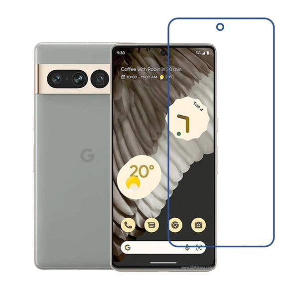 DVTECH® TPU Clear unbreakable Front Screen Protector for Google Pixel 7 Pro (Not a Tempered glass)
