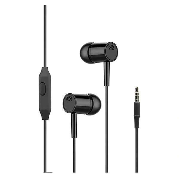 DVTECHÂ® Wired Earphones with Microphones clear sound Noise Isolating In Ear  Headphones, Stereo Ear Lead for Cell phones , Smartphones, Laptop,Tablet (Black)