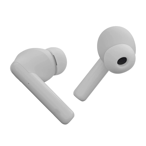 DVTECHÂ® Wireless Charging Case Bluetooth Headset Bluetooth Headset  (White, True Wireless)