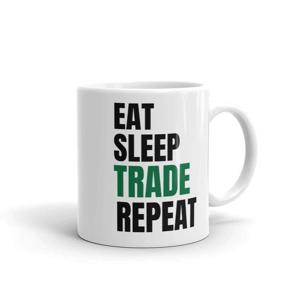 Eat Sleep Trade Repeat Gift for FriendCustomized/Personalized Photo Print on Coffee Mug
