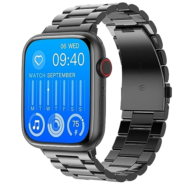 Fire-Boltt Newly Launched Vogue Large 2.05" Display Smart Watch, Always On Display, Wireless Charging
