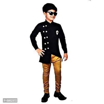 Pohar Creation Ethnic Wear RRR model Boys Dress set (Shirt-Pant-roop) DN052