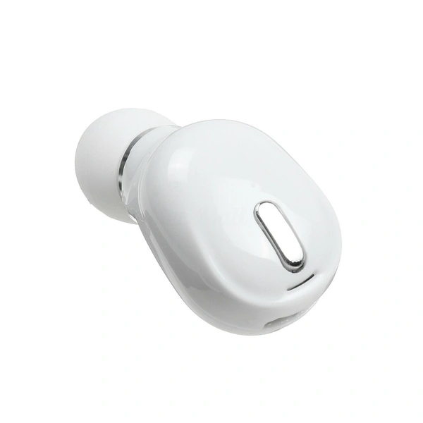 Mini Wireless On-Ear Bluetooth with Compatible for All Smart device (White)