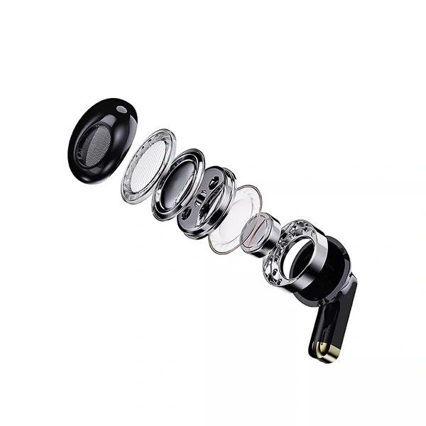 Premium Quality LED enabled EarBuds, wireless with Punchy Bass (White)