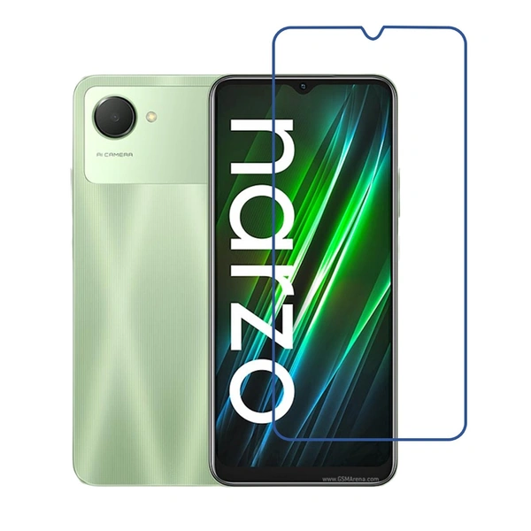 Realme Narzo 50i Prime 9H Crystal Clear Screen Protector (Flexible and unbreakable)