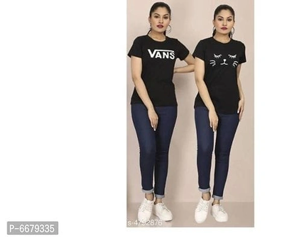 Womens Trendy Tshirt Pack of 2 - L