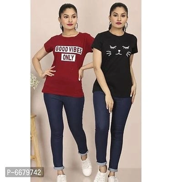 Womens Trendy Tshirt Pack of 2 - XL