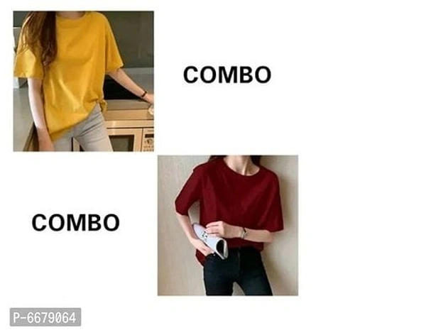 Womens Trendy Tshirt Pack of 2 - XL