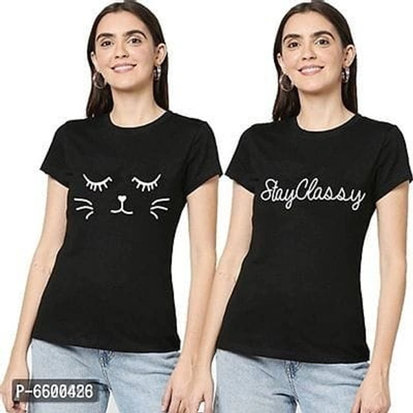 Womens Trendy Tshirt Pack of 2 - L