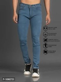 Denim Men Jeans - Pine Green, 28