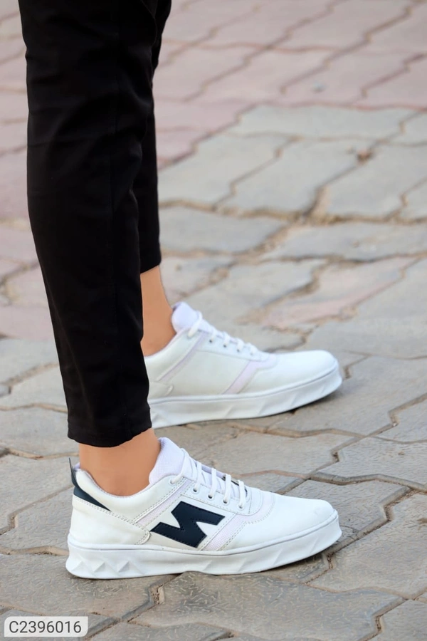 Casual Shoe For Men - White, 8