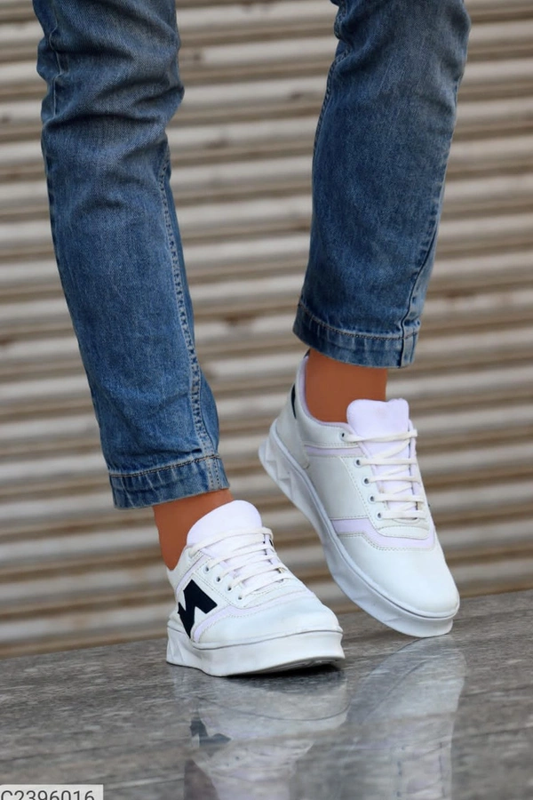 Casual Shoe For Men - White, 8