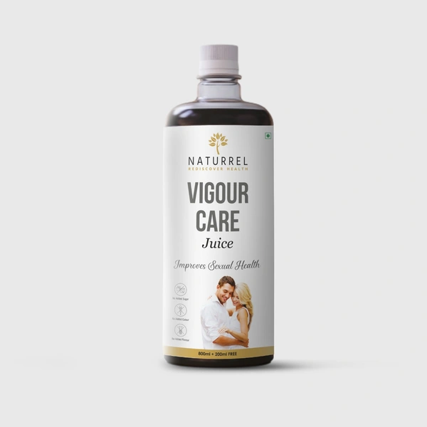 Naturrel Vigour Care Juice Blend of Shilajit, Safed Musli, Shatavari | Immunity Building | Boosts Sexual Stamina Levels | Boosting Testosterone Levels | 1L - Pack of 1 - 1 Litre (Pack Of 1)