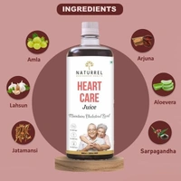 Naturrel Heart Care Juice for Healthy & Stronger Heart | Aids Heart Health & Strengthens Muscles | Maintains Blood Pressure | Control Cholesterol Level | 2L - Pack of 2 - 2 Litre (Pack Of 2)