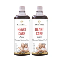 Naturrel Heart Care Juice for Healthy & Stronger Heart | Aids Heart Health & Strengthens Muscles | Maintains Blood Pressure | Control Cholesterol Level | 2L - Pack of 2 - 2 Litre (Pack Of 2)