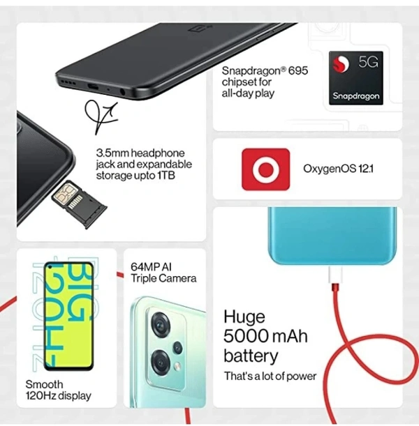 one plus Nord CE 2 Lite 5G GB 6 GB RAM