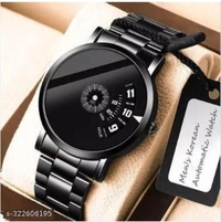 Alluring Analogue Paidu Dial Black Stainless Steal Strap Premium Quality Graceful Stylish Wrist Watch for Men and Boys,Pack of 1Name: Alluring Analogue Paidu Dial Black Stainless Steal Strap Premium Quality Graceful Stylish Wrist Watch for Men and Boys,Pack of 1Strap Material: Stainless SteelCase: The GoalCase/Bezel Material: Stainless SteelClasp Type: Stainless Steel BuckleDate Di