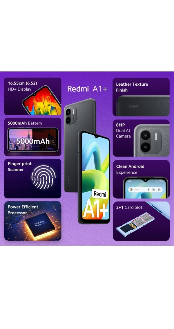 2GB Ram 32 GB Rom 512GB  .16.56 cm652. inch HD 8Mp   5mp Photo 5000 mah
