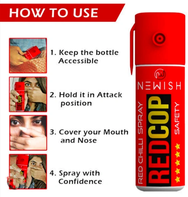 Life Protect  Self Defence Spray - Red