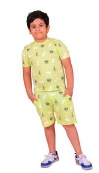 Cool Cool Kids Clothing For Summer - Yellow, M L XL XLL