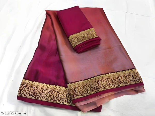 upstyle best selling trending silk saree  - Free size