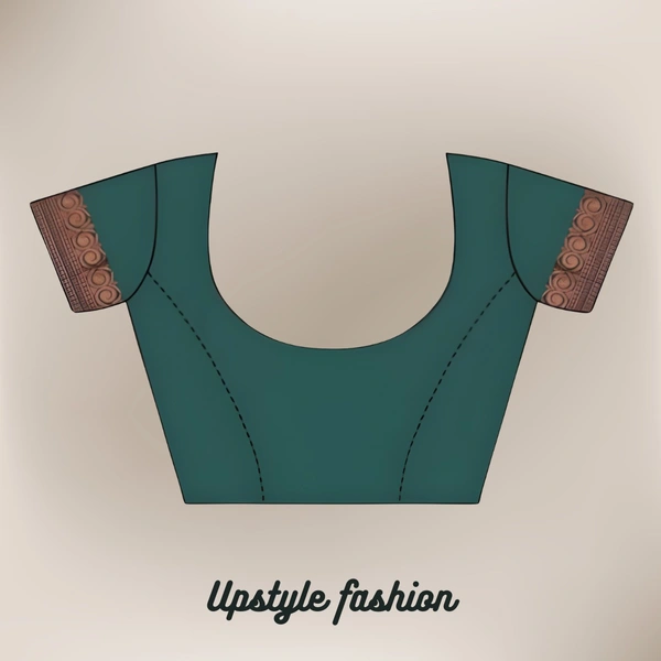 upstyle  Soft Lichi Silk Saree kanjivaram Banarasi Silk Saree With Blouse
