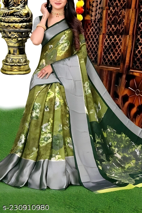 Name:Myra Graceful Sarees Saree Fabric: Chiffon - Free size