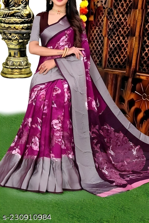 Name:Myra Graceful Sarees Saree Fabric: Chiffon - Free size