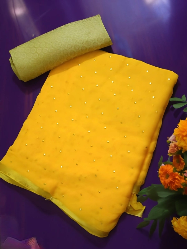 Upstyle  Beautiful Designer Chiffon Sarees - Free Size