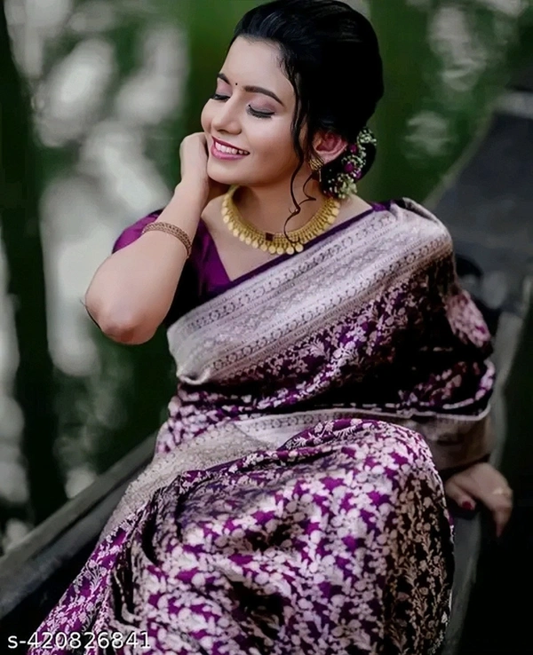 Amiable Wine Soft Silk Saree With Transcendent Blouse Piece - FREE, FREE