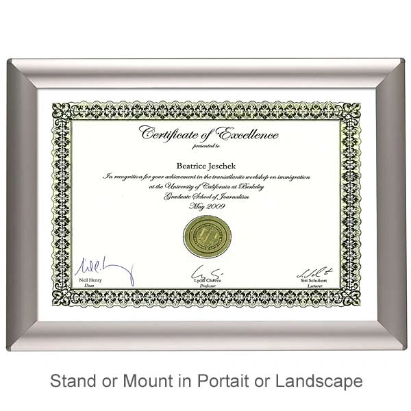 Certificate Frame A4 Size
