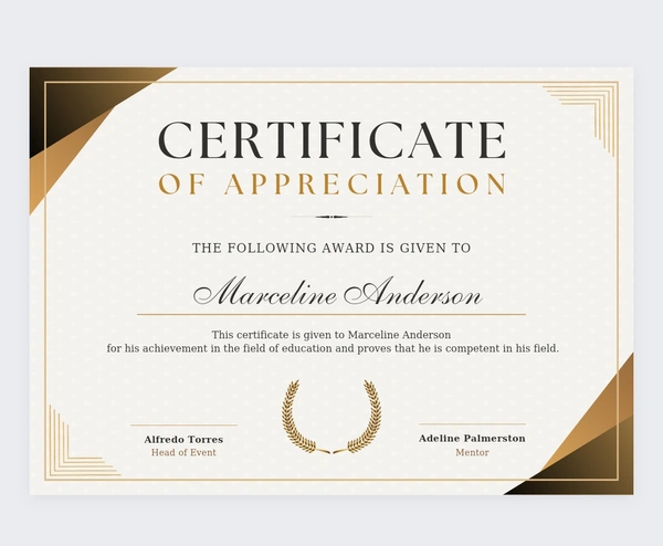 Certificate Print