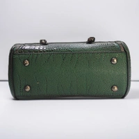 Queensferry Luxury Crocodile Leather Handbag – Elegant Green Shoulder & Sling Bag for Women - Japanese Laurel