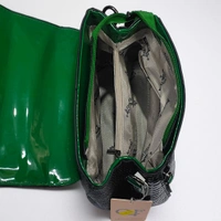 Queensferry Luxury Crocodile Leather Handbag – Elegant Green Shoulder & Sling Bag for Women - Japanese Laurel