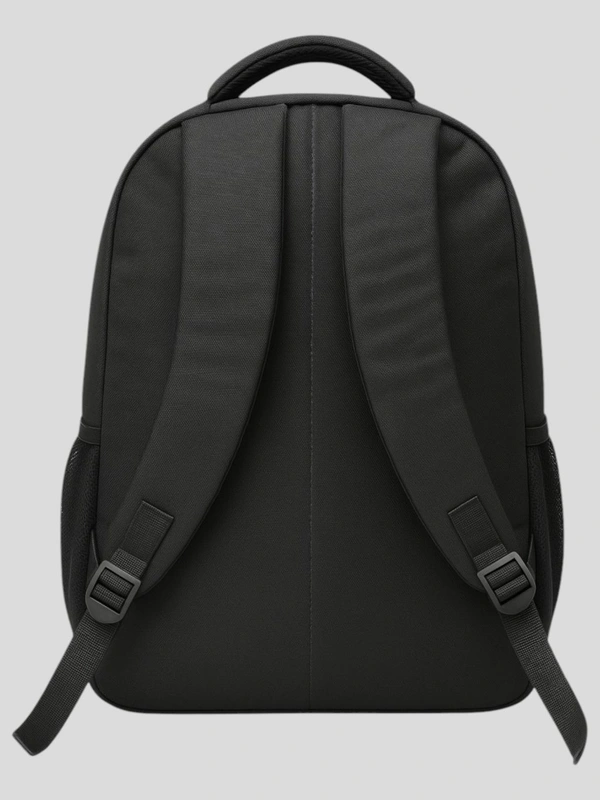 35S Black Backpack | 19 x 13 x 7 inch | Water-Resistant Laptop & Travel Bag with Padded Straps, 2 Large Compartments & Side Pocket
 - Black