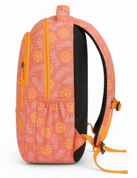 Again  35L College Backpack for Men & Women | Laptop Holder | Tour & Travel Special with Hidden Inner Pocket | Dual Side Bottle Holders | Stylish School & College Bagpack - Mona Lisa