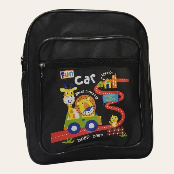 Cute Nursary School Bags For Kids, Baby Class School Bag - Black
