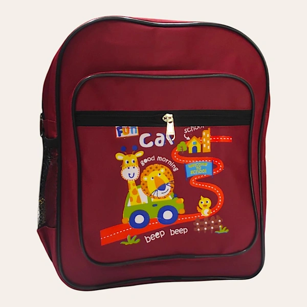 Cute Nursary School Bags For Kids, Baby Class School Bag - Maroon