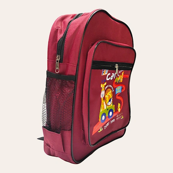 Cute Nursary School Bags For Kids, Baby Class School Bag - Maroon