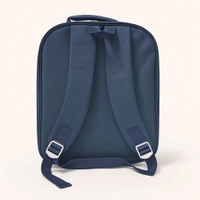 Again  School Bag for Class 1st to 3rd – Cartoon Print | Navy Blue | Fits 12 Books. - Navy Blue