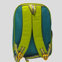 Again  School Bag for Class 1st to 3rd – Cartoon Print | Teal Blue| Fits 12 Books
 - Teal