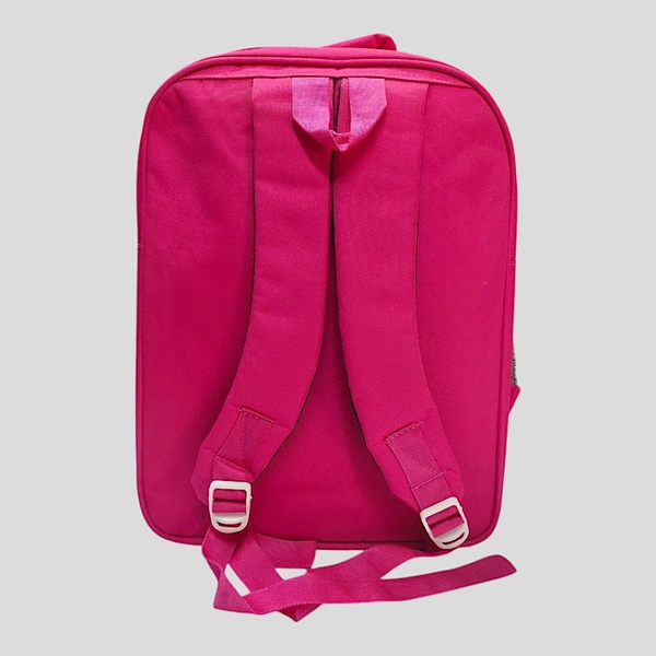 Again  Unicorn 🦄 Print School Bag, School Bag for Class 1st to 3rd – Cartoon Print | Pink Colour | Fits 12 Books - Pink