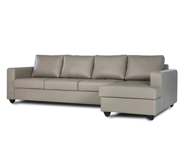 Werfo Napper L Shape Sofa Set (3 Seater + Right Aligned Chaise) Sectional, Without Storage, Set (3 Seater + Right Aligned Chaise), Cappuccino