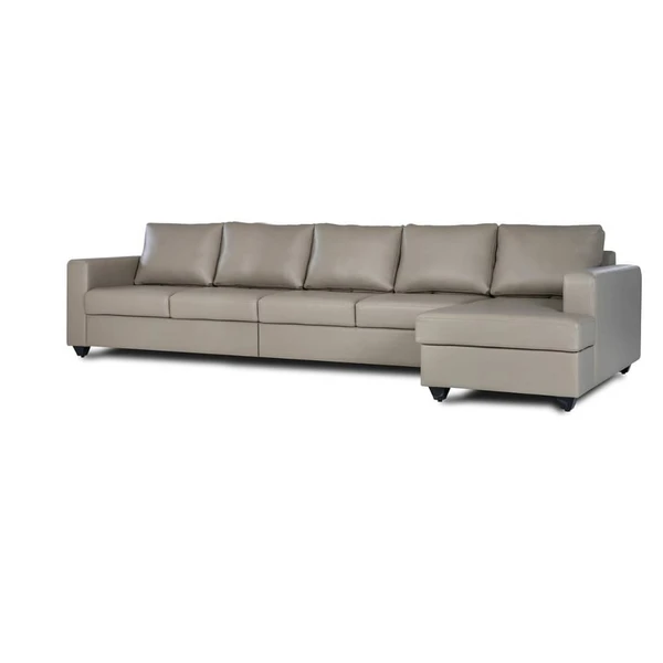 Werfo Napper L Shape Sofa Set (4 Seater + Right Aligned Chaise) Sectional, Without Storage, Set (4 Seater + Right Aligned Chaise), Cappuccino