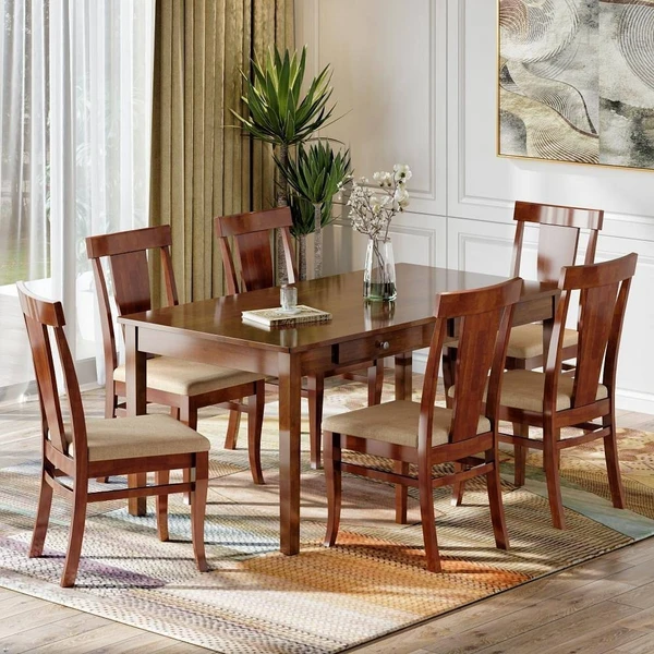  Twinky 6-Seater Solid Wood Dining Set