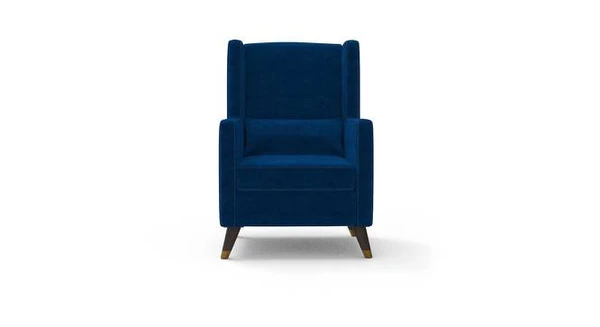 Werfo Isse Lounge Chair In  Blue Fabric - 264.5 cm H x 200.0 cm W x 109.7 cm L, Blue