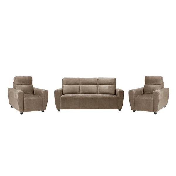 Milo Sofa Set - (3+1+1) Brownie  mosic