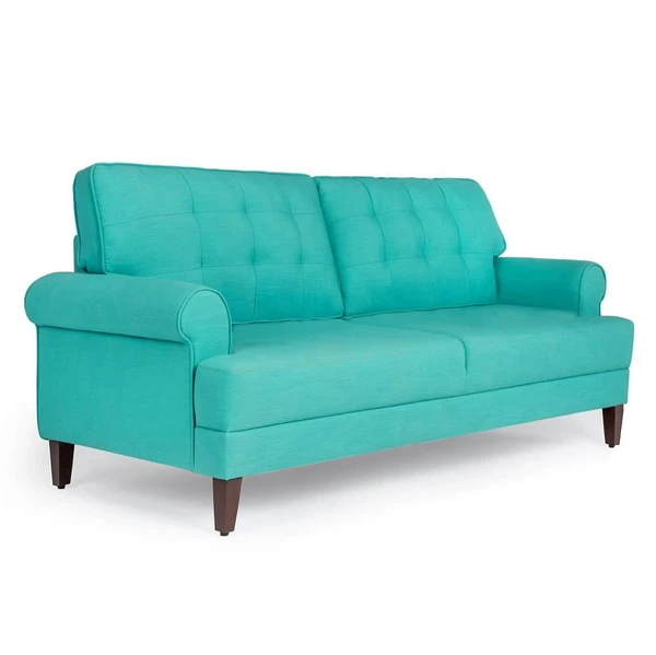 Werfo Daraz Sofa - Three Seater Regular, 3 Seater, Lagoon