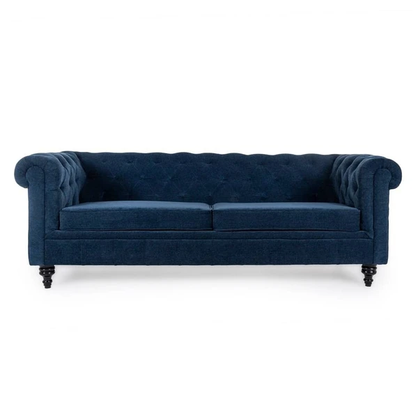 werfo Chester  Sofa - Three Seater Cobalt Blue