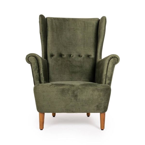 werfo Sam Wing Chair - Reflection Green